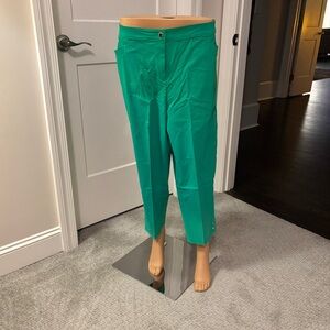 Chicos Green Cropped Pants